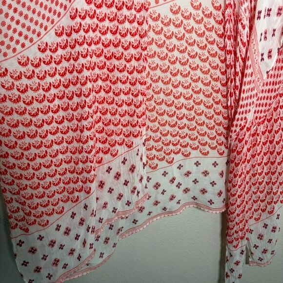 Loft Kimono Women's One Size Floral Open Sheer Coverup Cardigan Scarf - Picture 4 of 6